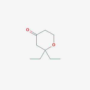 2,2-Diethyldihydro-2H-pyran-4(3H)-one