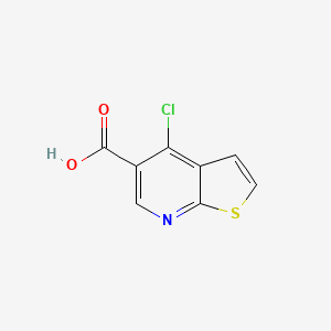 molecular formula C8H4ClNO2S B8807713 4-Chlorothieno[2,3-B]pyridine-5-carboxylic acid CAS No. 700844-19-5