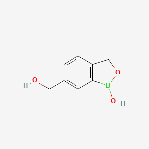 molecular formula C8H9BO3 B8807720 6-(hydroxymethyl)benzo[c][1,2]oxaborol-1(3H)-ol 