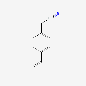 molecular formula C10H9N B8807721 2-(4-Ethenylphenyl)acetonitrile 