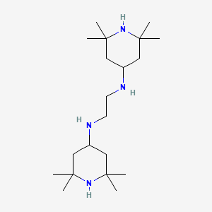 molecular formula C20H42N4 B8807734 N,N'-Bis(2,2,6,6-tetramethyl-4-piperidyl)ethylenediamine CAS No. 61260-54-6