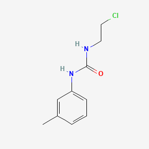 molecular formula C10H13ClN2O B8807772 Urea, 1-(2-chloroethyl)-3-(m-tolyl)- CAS No. 15145-36-5