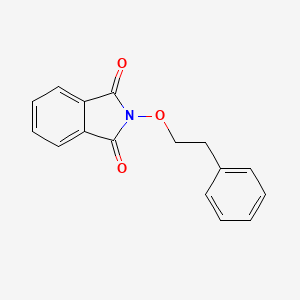 molecular formula C16H13NO3 B8807789 2-(2-Phenylethoxy)-1H-isoindole-1,3(2H)-dione 