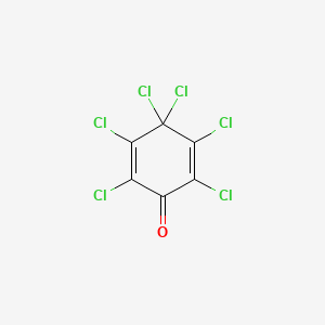 B8807809 Hexachloro-2,5-cyclohexadien-1-one CAS No. 599-52-0