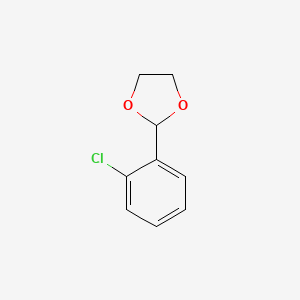 molecular formula C9H9ClO2 B8807880 2-(2-Chlorophenyl)-1,3-dioxolane CAS No. 7366-47-4