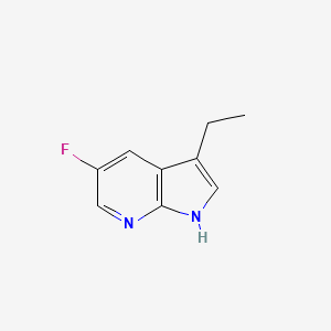 1H-Pyrrolo[2,3-b]pyridine, 3-ethyl-5-fluoro-