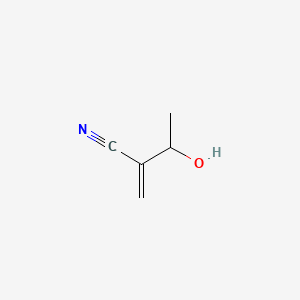 molecular formula C5H7NO B8807919 Butanenitrile, 3-hydroxy-2-methylene- CAS No. 19362-94-8