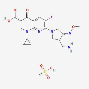 molecular formula C19H24FN5O7S B8807973 Gemifioxacin Mesylate 
