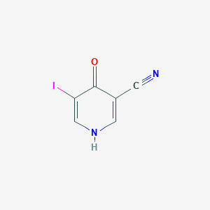 molecular formula C6H3IN2O B8807997 4-Hydroxy-5-iodonicotinonitrile 