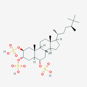 molecular formula C29H52O12S3 B008808 哈利斯坦醇硫酸盐 CAS No. 103065-20-9