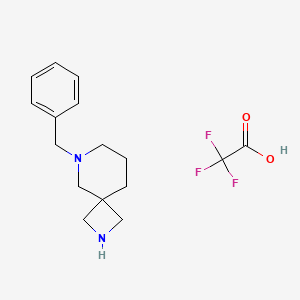 molecular formula C16H21F3N2O2 B8808008 6-Benzyl-2,6-diazaspiro[3.5]nonane 2,2,2-trifluoroacetate 