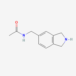 N-(isoindolin-5-ylmethyl)acetamide