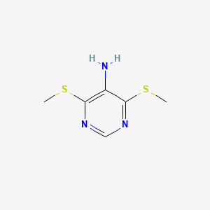 4,6-Bis(methylthio)-5-aminopyrimidine