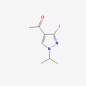 1-(3-Iodo-1-isopropyl-1H-pyrazol-4-yl)ethanone