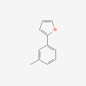 molecular formula C11H10O B8808111 2-(3-Methylphenyl)furan CAS No. 89929-89-5