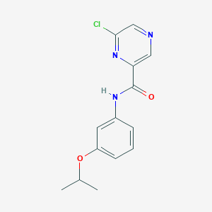 6-Chloro-N-(3-isopropoxyphenyl)pyrazine-2-carboxamide
