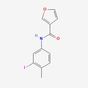 molecular formula C12H10INO2 B8808160 N-(3-Iodo-4-methylphenyl)furan-3-carboxamide CAS No. 623907-53-9