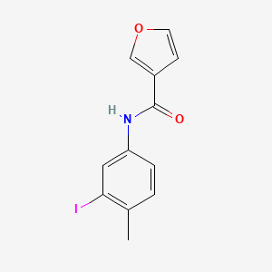 molecular formula C12H10INO2 B8808160 N-(3-iodo-4-methylphenyl)-3-furamide CAS No. 623907-53-9