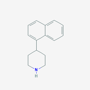 molecular formula C15H17N B8808180 4-(Naphthalen-1-YL)piperidine 