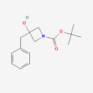 molecular formula C15H21NO3 B8808195 Tert-butyl 3-benzyl-3-hydroxyazetidine-1-carboxylate 