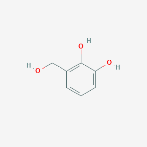 molecular formula C7H8O3 B088082 3-(羟甲基)邻苯二酚 CAS No. 14235-77-9