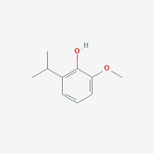molecular formula C10H14O2 B8808225 6-Isopropyl-2-methoxyphenol CAS No. 21022-74-2