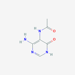 molecular formula C6H8N4O2 B8808238 N-(4-Amino-6-oxo-1,6-dihydropyrimidin-5-YL)acetamide CAS No. 50609-15-9