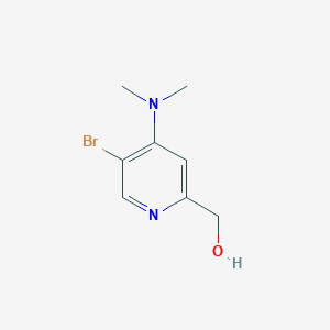 (5-Bromo-4-(dimethylamino)pyridin-2-yl)methanol