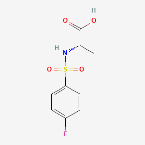 (S)-2-(4-fluoro-benzenesulfonylamino)-propionic acid