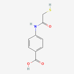Benzoic acid, 4-[(mercaptoacetyl)amino]-