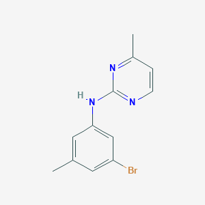 N-(3-bromo-5-methylphenyl)-4-methylpyrimidin-2-amine