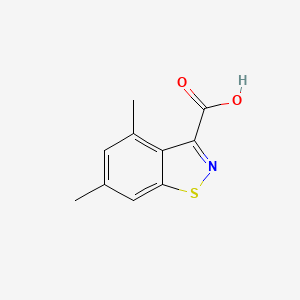 4,6-Dimethylbenzo[d]isothiazole-3-carboxylic acid
