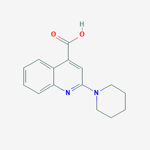 2-(Piperidin-1-yl)quinoline-4-carboxylic acid