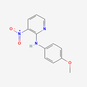 molecular formula C12H11N3O3 B8808464 N-(4-methoxyphenyl)-3-nitropyridin-2-amine 