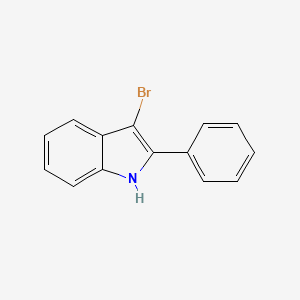molecular formula C14H10BrN B8808528 3-Bromo-2-phenyl-1H-indole CAS No. 54006-72-3
