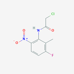 2-chloro-N-(3-fluoro-2-methyl-6-nitrophenyl)acetamide