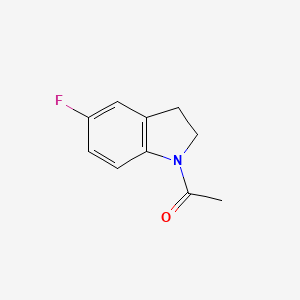molecular formula C10H10FNO B8808601 1-(5-Fluoroindolin-1-yl)ethanone 