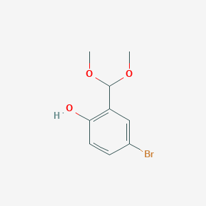 4-Bromo-2-(dimethoxymethyl)phenol