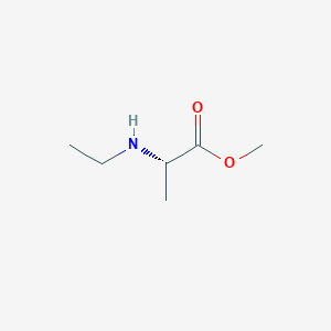 molecular formula C6H13NO2 B8808633 (S)-N-ethylalanine methyl ester 