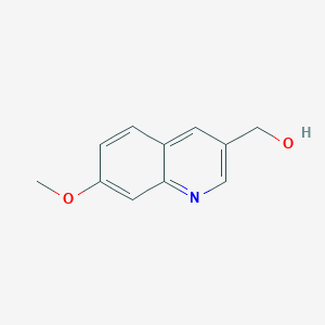 molecular formula C11H11NO2 B8808636 (7-Methoxyquinolin-3-yl)methanol 