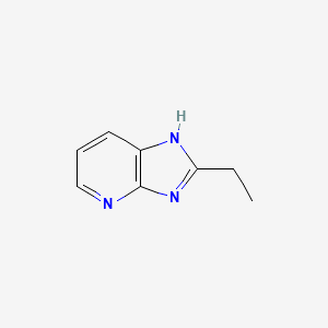 molecular formula C8H9N3 B8808694 2-Ethyl-1H-imidazo[4,5-b]pyridine 