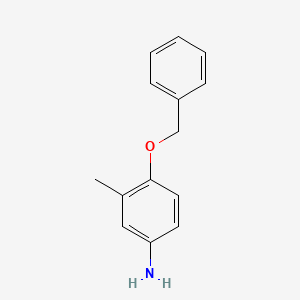 molecular formula C14H15NO B8808715 4-(Benzyloxy)-3-methylaniline 