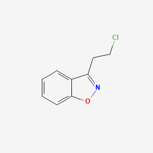 molecular formula C9H8ClNO B8808724 3-(2-Chloro-ethyl)-benzo[d]isoxazole 