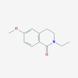 molecular formula C12H15NO2 B8808764 2-ethyl-6-methoxy-3,4-dihydroisoquinolin-1(2H)-one 