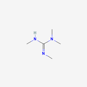 molecular formula C5H13N3 B8808791 1,1,2,3-Tetramethylguanidine CAS No. 31081-16-0