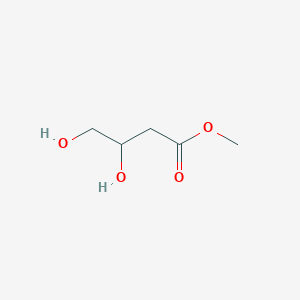 molecular formula C5H10O4 B8808797 Methyl 3,4-dihydroxybutanoate 