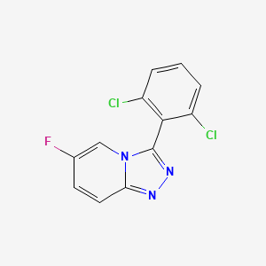 3-(2,6-Dichlorophenyl)-6-fluoro-[1,2,4]triazolo[4,3-a]pyridine