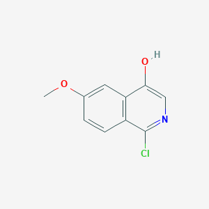 1-Chloro-6-methoxyisoquinolin-4-OL