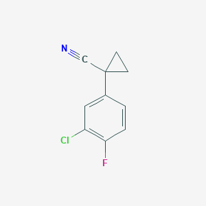 1-(3-Chloro-4-fluorophenyl)-cyclopropanecarbonitrile