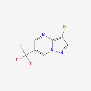3-Bromo-6-(trifluoromethyl)pyrazolo[1,5-a]pyrimidine